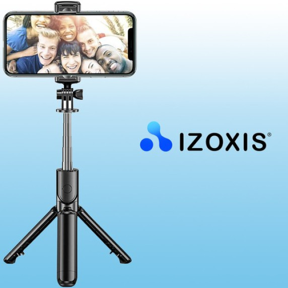 Selfie stick telescopic fără fir cu trepied - Izoxis 23518