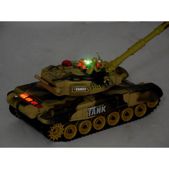 Távirányítós tank RC Tank WAR TANK Inlea4Fun - terepmintás