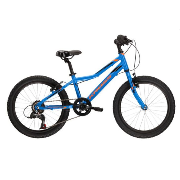 Detský bicykel HEXAGON MINI 1.0 SR 11" 2022 KROSS - lesklý modrý/oranžový