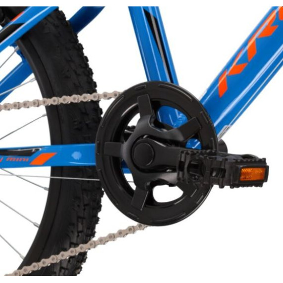 Detský bicykel HEXAGON MINI 1.0 SR 11" 2022 KROSS - lesklý modrý/oranžový