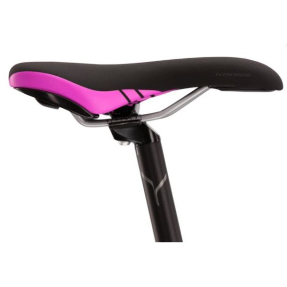 Dámsky horský bicykel LEA 3.0 19" M 2022 KROSS MTB WOMAN - lesklý biely / fialový