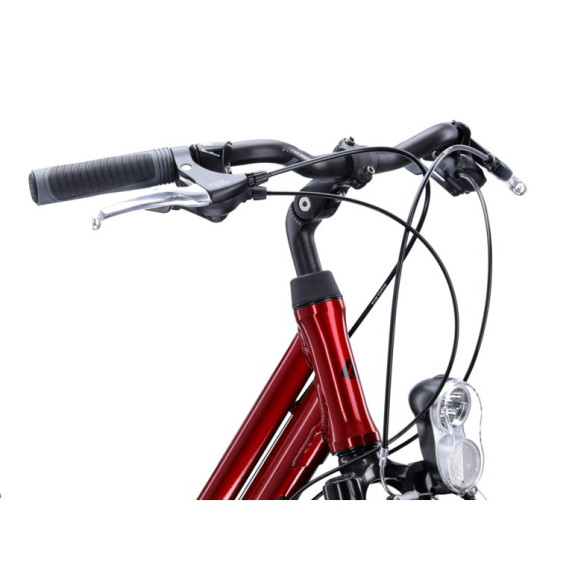 Dámsky bicykel Trans 1.0 19" DL 2022 KROSS Trekking - lesklý červený/čierny