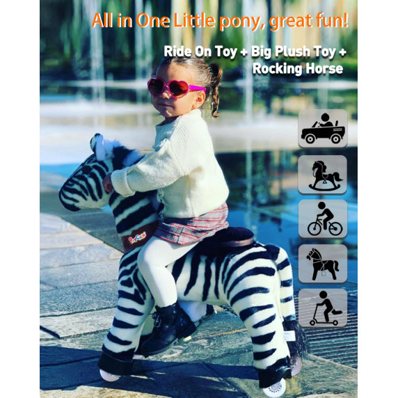 Poník PonyCycle 2021 Zebra - Veľký