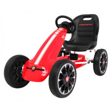 Pedálos Gokart Inlea4Fun ABARTH -  piros - 