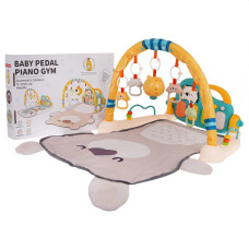 Interaktív játékszőnyeg zongorával Inlea4Fun BABY PEDAL PIANO GYM - 