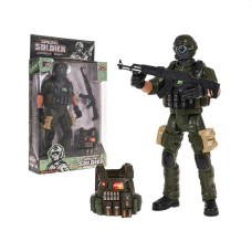 Műanyag játék katona 31 cm 1:16 Inlea4Fun SPECIAL SOLDIER - 