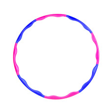 Cerc Hula Hoop AGA DS651PINK-BLUE - roz/albastru - 