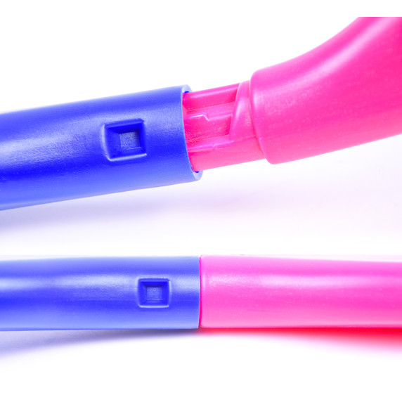 Hula Hoop obruč AGA DS651PINK-BLUE - ružový/modrý