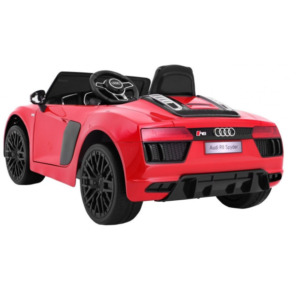 Elektromos kisautó AUDI R8 Spyder RS EVA - Piros