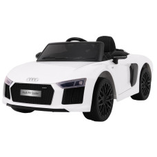 Elektromos kisautó AUDI R8 Spyder RS EVA - Fehér - 