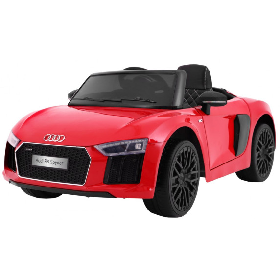 Elektromos kisautó AUDI R8 Spyder RS EVA - Piros lakkozott