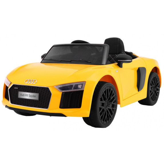 Elektromos kisautó AUDI R8 Spyder RS EVA - Sárga