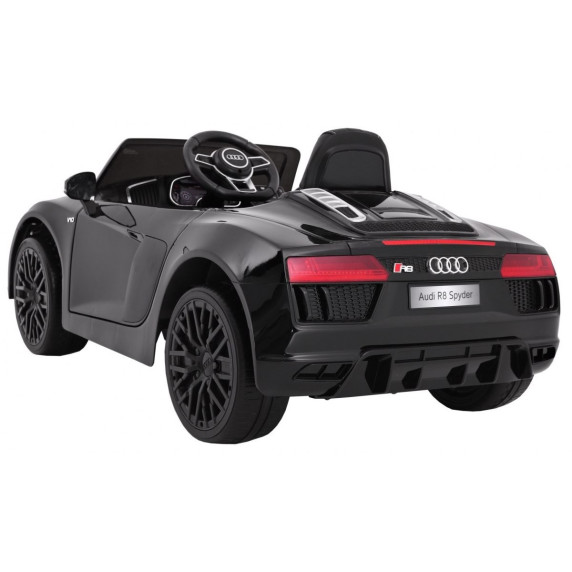 AUDI R8 Spyder 2.4G EVA elektrické autíčko - čierne