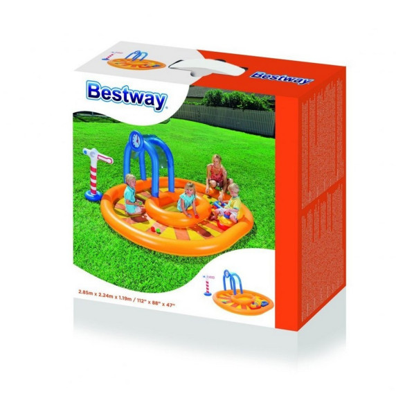 Detský bazén Vláčik 285 x 224 x 119 cm BESTWAY 53061