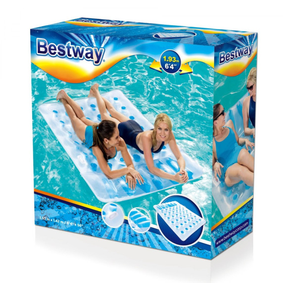 Kétszemélyes matrac BESTWAY 193x142 cm