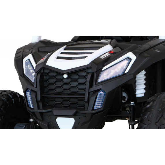 Elektromos négykerekű jármű Buggy ATV STRONG Racing - Fehér