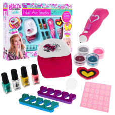 Körömdíszítő szett gyerekeknek Inlea4Fun NAIL ART STUDIO ZDZ.MBK-359 - 