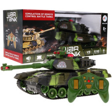 Távirányítós terepmintás tank WAR TANK 1:18 - zöld - 