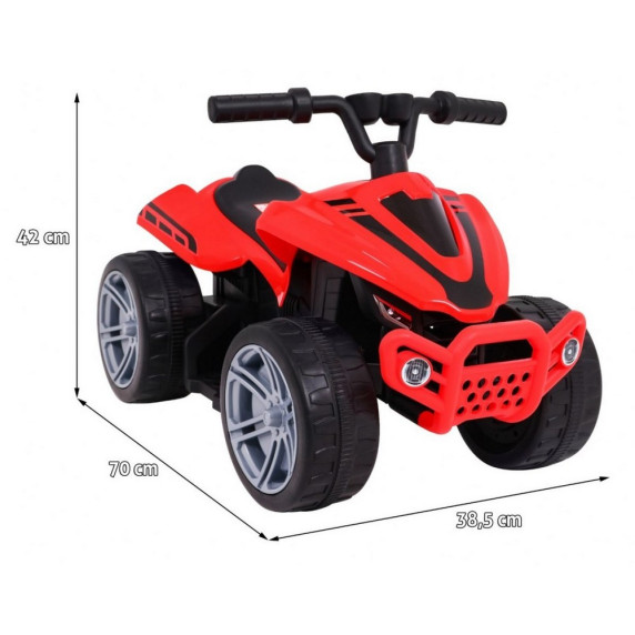 Elektrická štvorkolka Inlea4Fun Quad Little Monster - červená