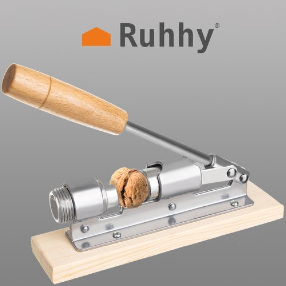 Spărgător de nuci manual din lemn și oțel - RUHHY 14176