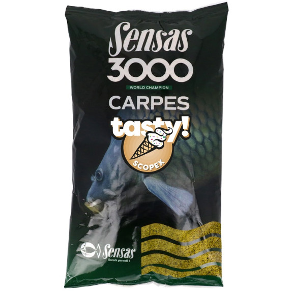 Krmítková zmes 3000 Carp Tasty Scopex 1 kg Sensas 40759