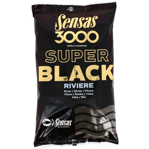 Takarmánykeverék Feed mix 3000 Super Black River 1 kg Sensas 11612