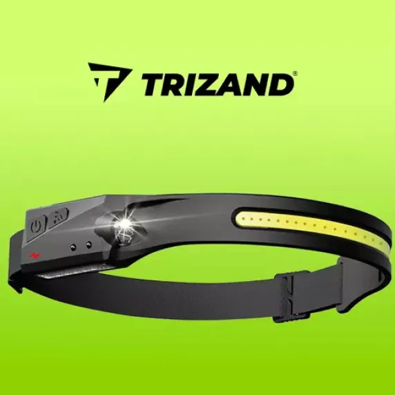 LED fejlámpa USB Trizand 21652